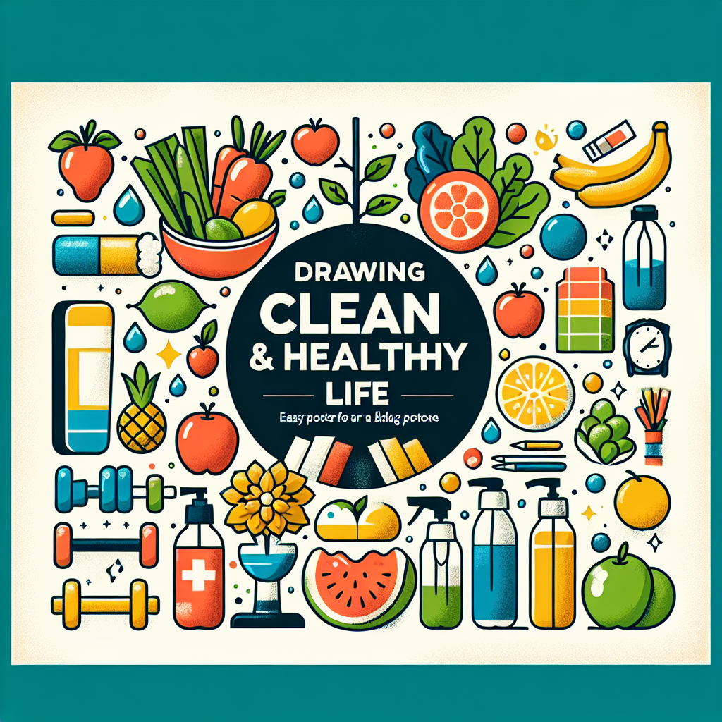 Poster Kreatif: Ide Menggambar Hidup Bersih dan Sehat yang Mudah dan